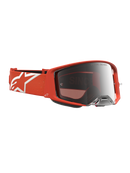 Alpinestars Supertech Vesta Goggles - Orange/Silver - Mirror Silver Lens