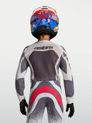 Alpinestars Youth Supertech Swan Jersey (Light Lilac Dark Gray Red Fluo, M)