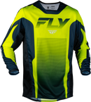 Fly Racing Men's Kinetic Fade Jersey  (Hi-Vis/Navy/White, XX-Large)