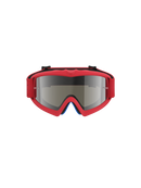 Alpinestars Vision Youth Vesta Goggles - Red Fluo/Chrome - Mirror Silver Lens