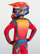 Alpinestars Youth Fluid Hunt Jersey (Fire Red Graystone Hot Coral, Medium)