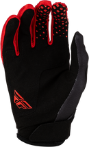 Fly Racing Kinetic Fade Gloves (Black/Red/White, Medium)