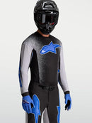 Alpinestars Supertech Hiten AFD Jersey (Black Light Lilac Blithe Blue, 2XL)