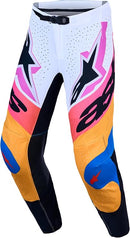 Alpinestars Supertech Dyna Pants (White Blithe Blue Black Purple, 38)
