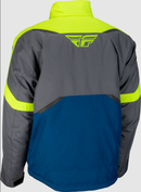 Fly Racing Outpost Jacket (Blue/Hi-Vis, Medium)