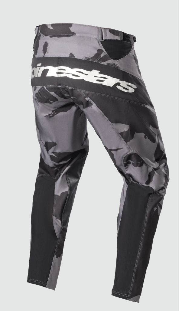 Alpinestars Racer Tactical Motocross Pants(Black/Grey Camo/Yellow Fluo, Youth 22)