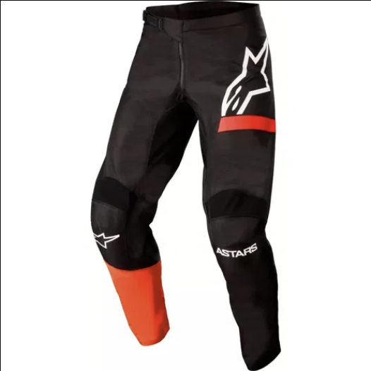 Alpinestars Racer Youth Chaser Motocross Pants(Black/Bright Red, Youth 26)