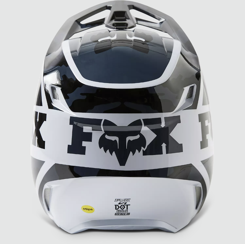 Fox Racing Youth V1 Nuklr Helmet (Nuklr-Black, Youth Small)
