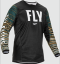 Fly Racing 2022 Adult Kinetic Wave Jersey (Black/Rum, Small)