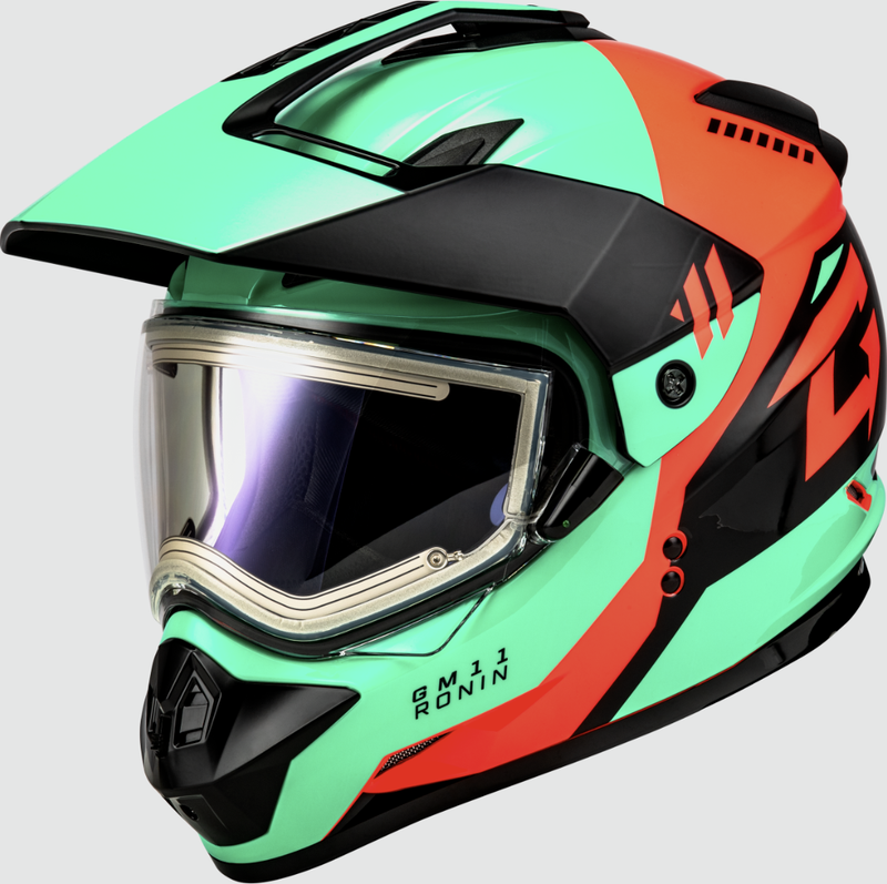 Gmax GM-11 Ronin Snow Helmet with Electric Shield
