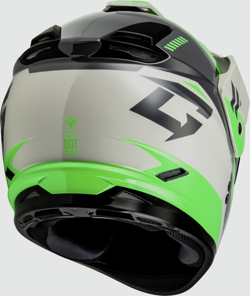 Gmax GM-11 Ronin Snow Helmet with Electric Shield