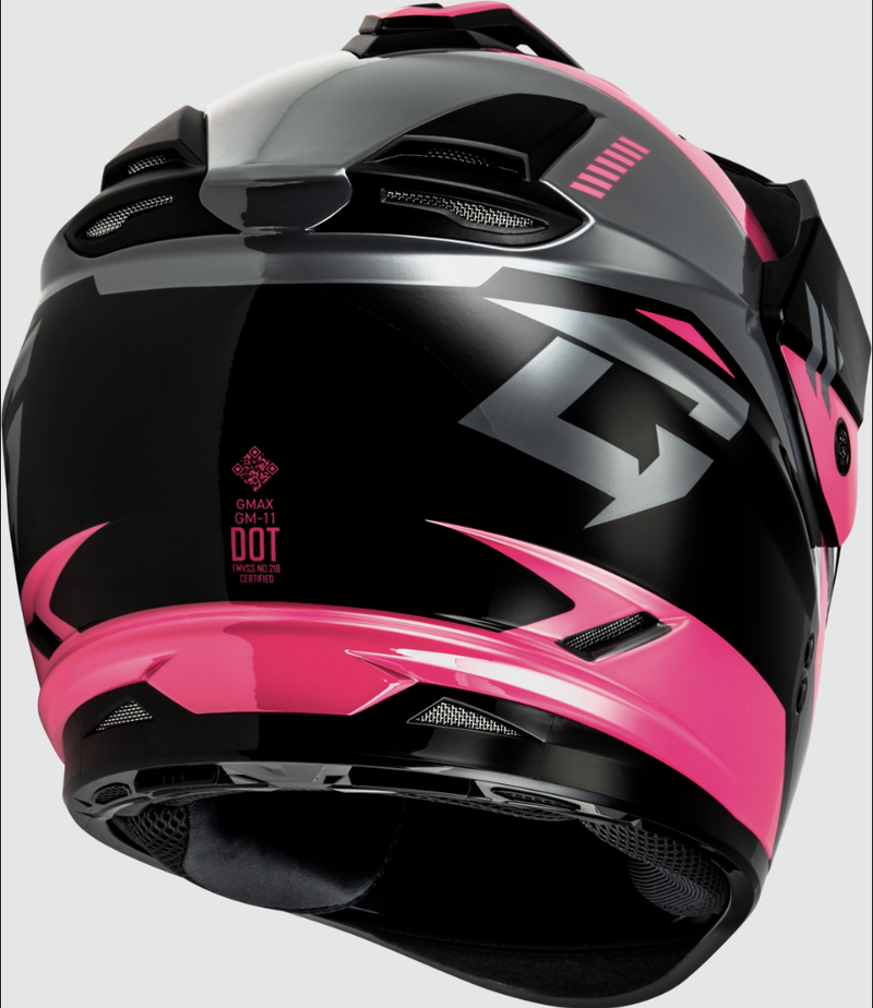 Gmax GM-11 Ronin Snow Helmet with Electric Shield
