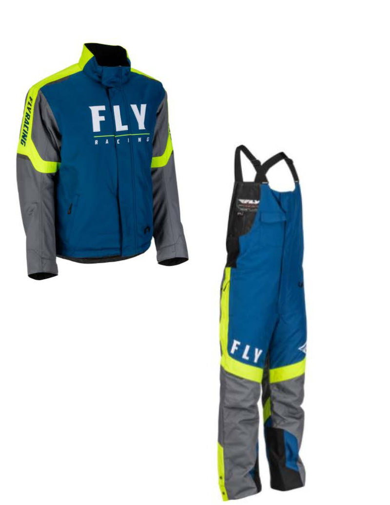 Fly Racing Outpost Snow Jacket/Bib Combo