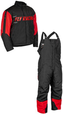 Fly Racing Outpost Snow Jacket and Bib Combo