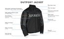 Fly Racing Outpost Snow Jacket and Bib Combo