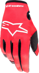 Alpinestars Radar Gloves (Mars Red White, Small)