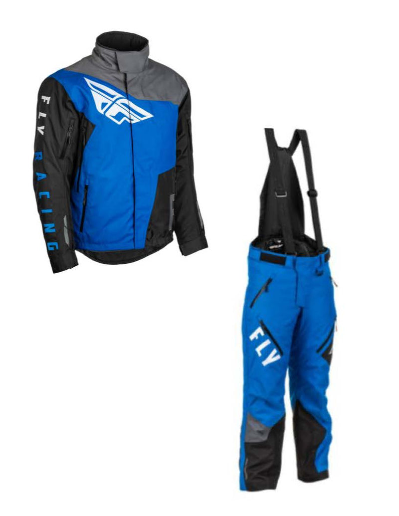 Fly Racing SNX Pro Snow Jacket/Bib Combo