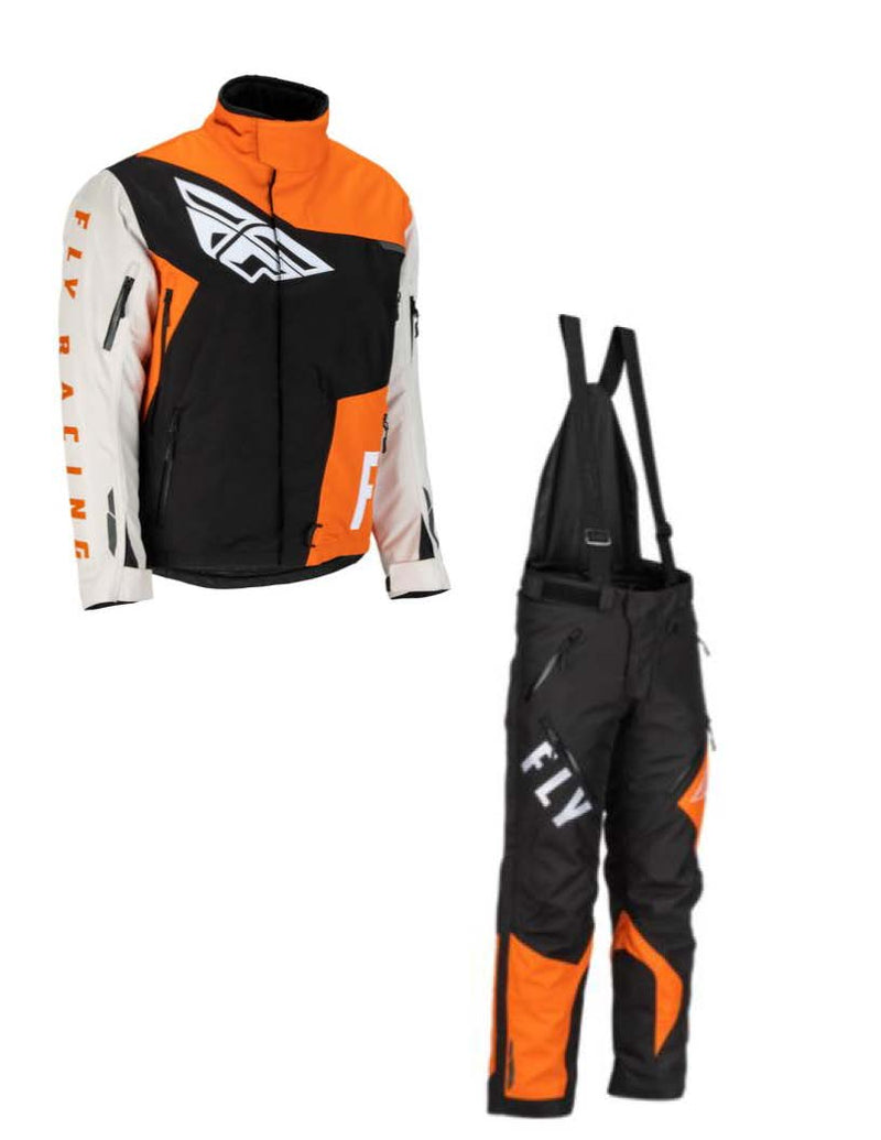 Fly Racing SNX Pro Snow Jacket/Bib Combo