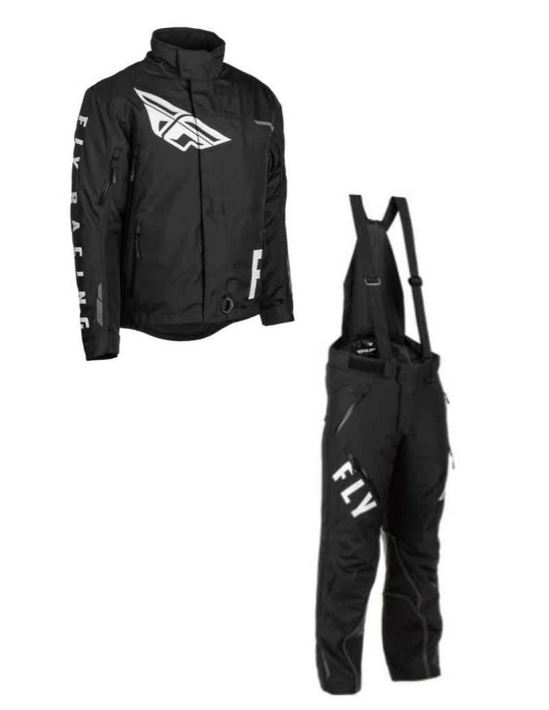 Fly Racing SNX Pro Snow Jacket/Bib Combo