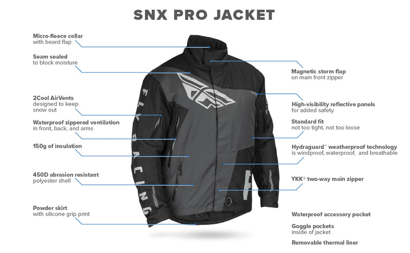 Fly Racing SNX Pro Snow Jacket