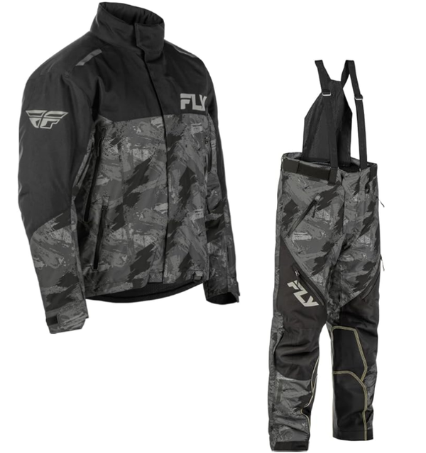 Fly Racing SNX Pro Snow Bike Jacket/Bib Combo