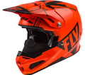 Fly Racing Formula Carbon Vector Cold Weather Snow Helmet (Neon Orange/Charcol Grey)