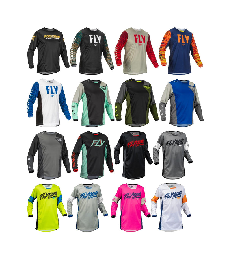 Fly Racing Adult Kinetic Wave/Jet Jersey