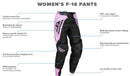 Fly Racing Women's F-16 MX ATV Off-Road Motocross Pants