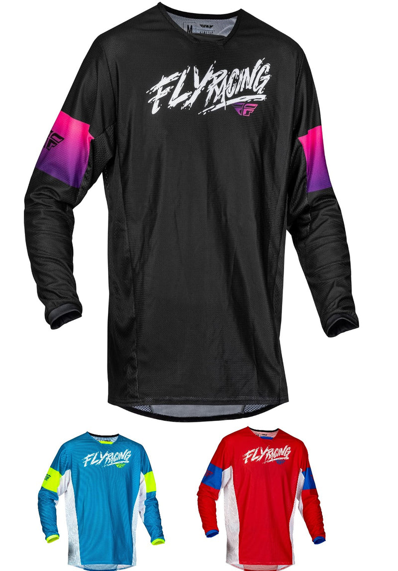 Fly Racing Youth Kinetic Mesh Khaos Jersey