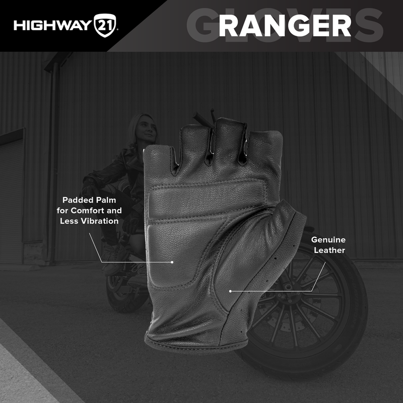 Highway 21 Ranger Motorcycle Riding Gloves