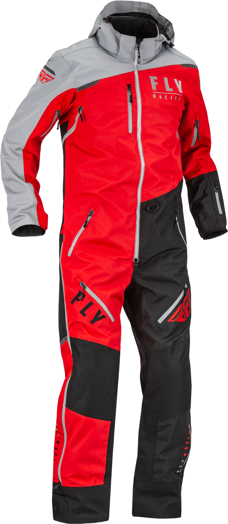 Fly Racing 2023 Cobalt Shell Monosuit (Red/Grey, Large)