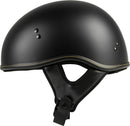 Highway 21 .357 Solid Half Motorcycle Helmet