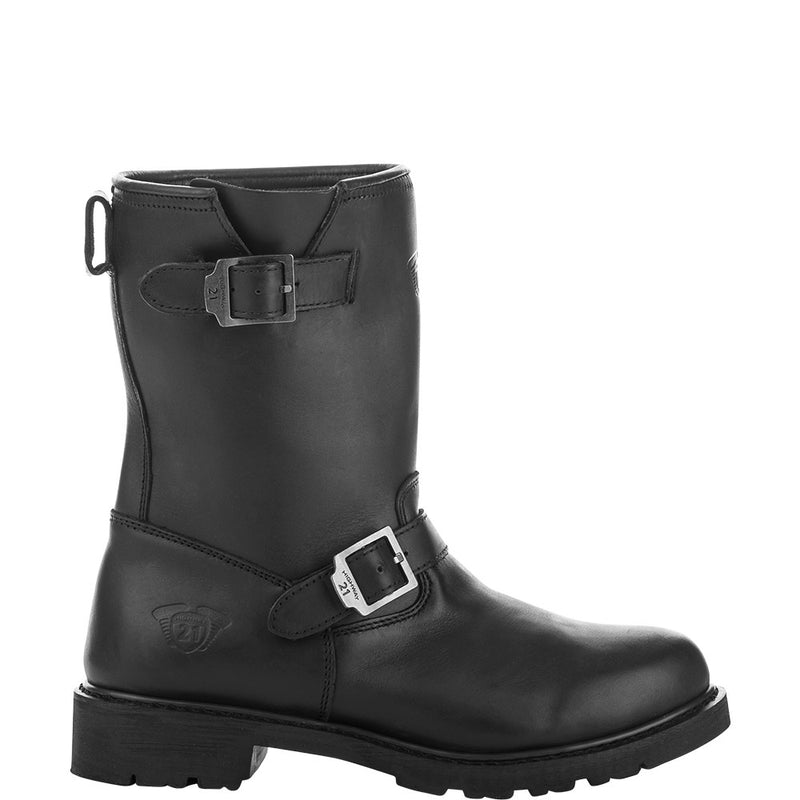 Highway 21 Primary Engineer Short Leather Motorcycle Riding Boots