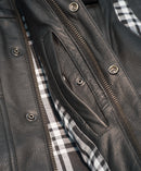 Highway 21 12 Gauge Leather Motorcycle Riding Vest