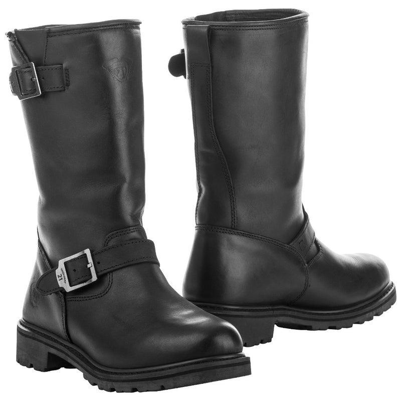 Highway 21 Primary  Engineer Leather Motorcycle Riding Boots