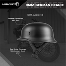Highway 21 9MM German Beanie Motorcycle Riding Helmet