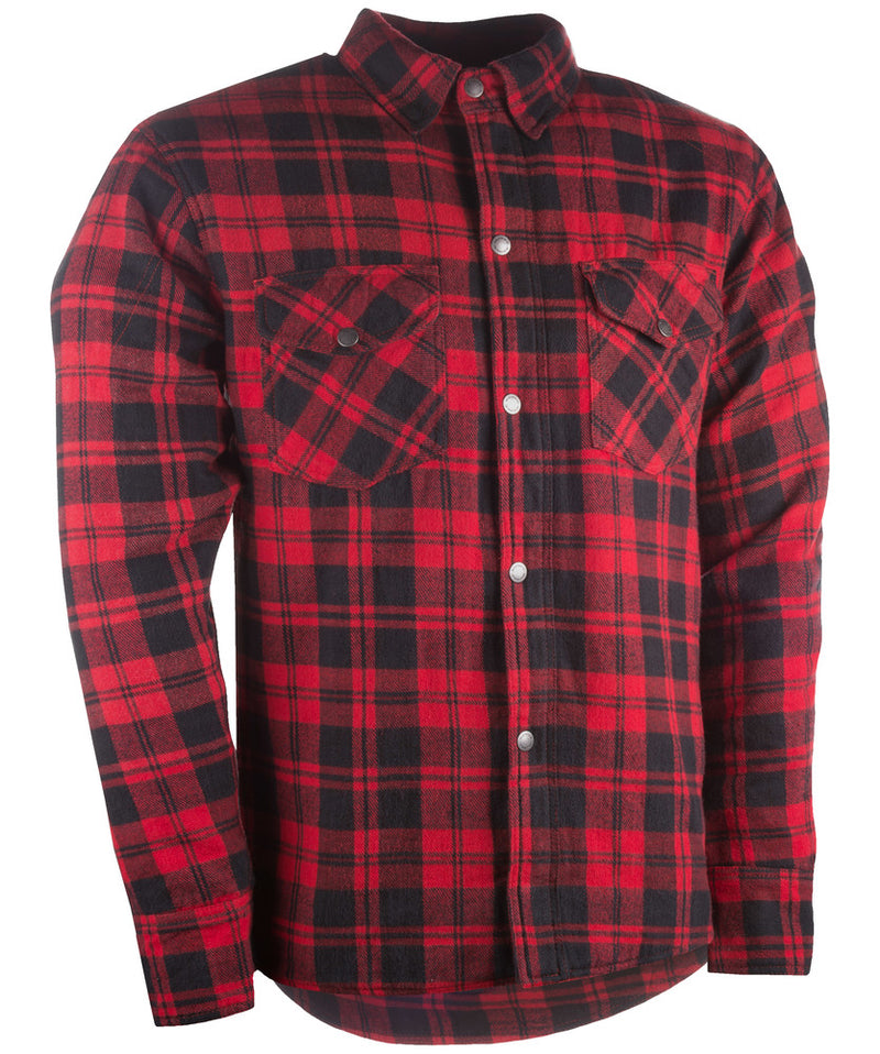 Highway 21 Marksman Protective Flannel Motorcycle Shirt