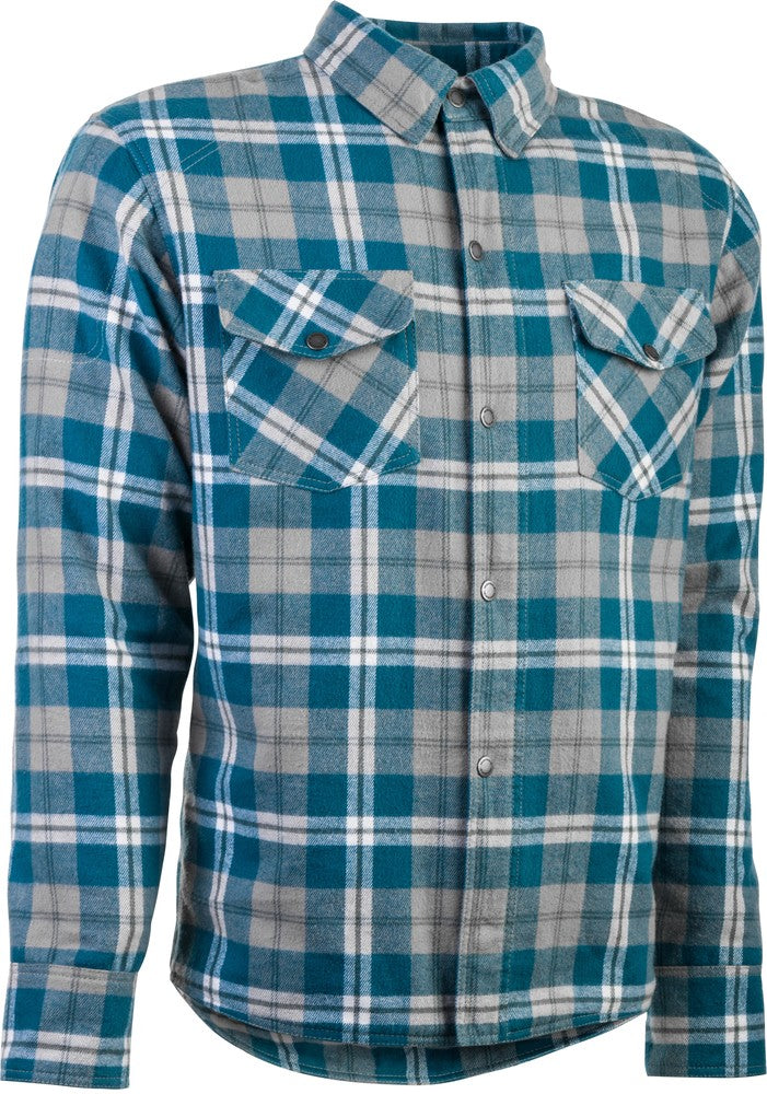 Highway 21 Marksman Protective Flannel Motorcycle Shirt