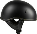 Highway 21 .357 Solid Half Motorcycle Helmet