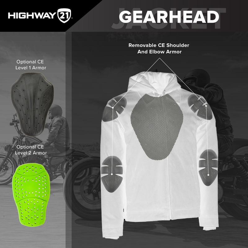 Highway 21 Gearhead Motorcycle Riding Jacket