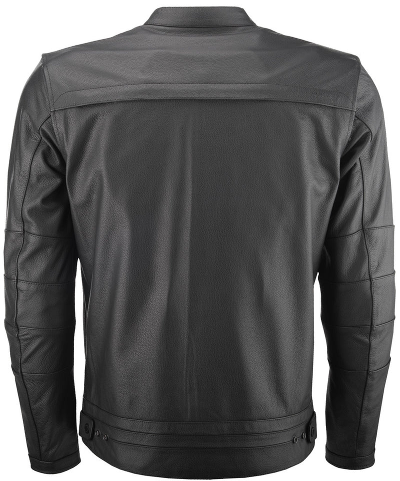 Highway 21 Primer Leather Motorcycle Riding Jacket