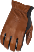 Highway 21 Louie Leather Motorcycle Riding Gloves